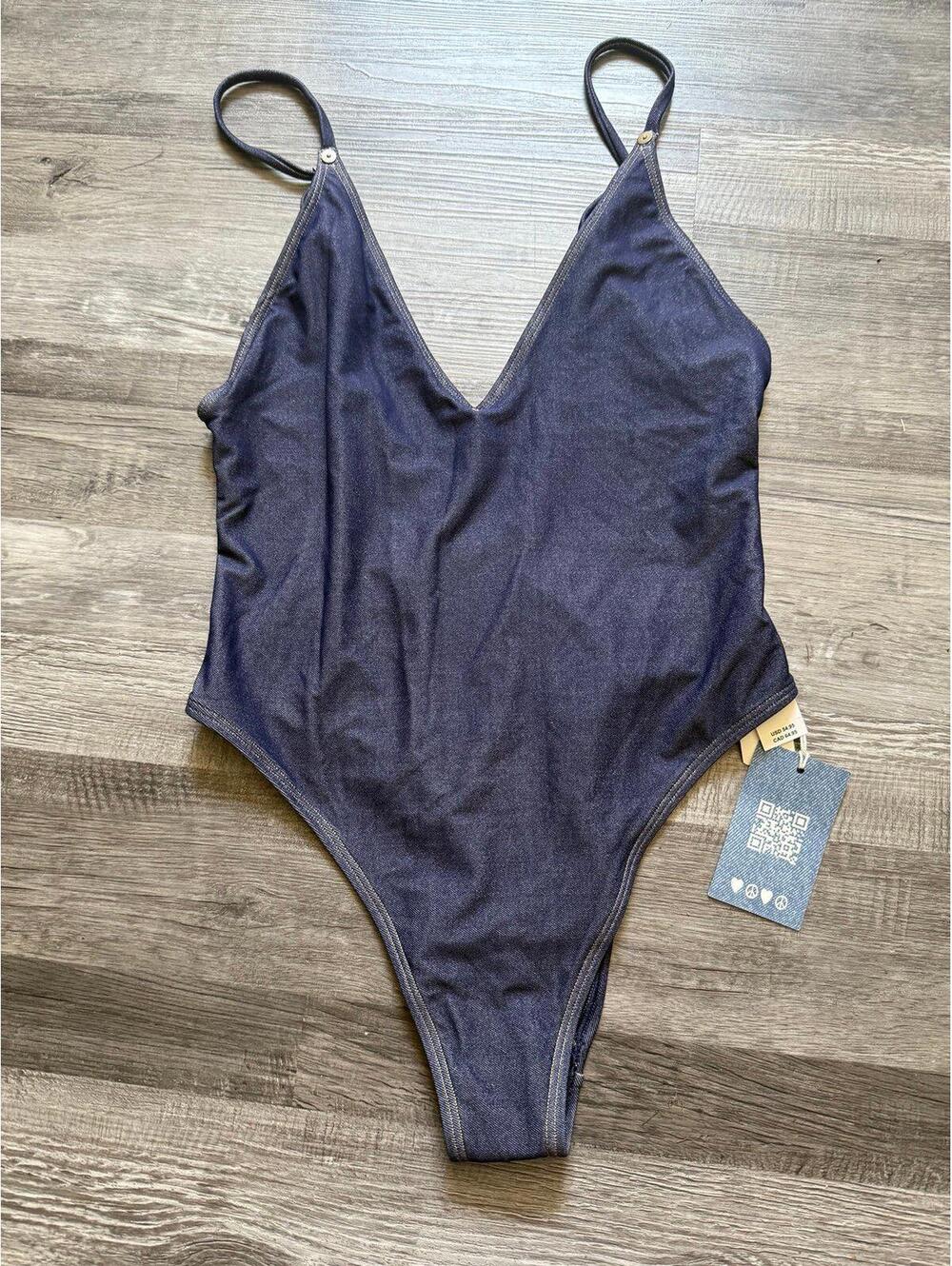 Denim Aerie Bathing Suit